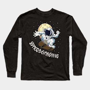 Spaceboarding Skaternaut Long Sleeve T-Shirt